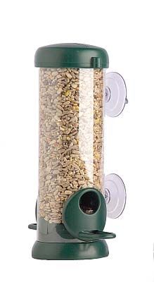 Fensterftterer -Futtersule mit Saugnapf-