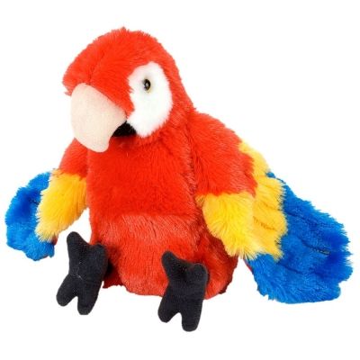 Hellroter Ara aus Plsch -Wild Republic-