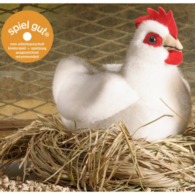 Huhn wei -Ksener Plschtier-