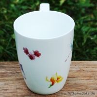 Tasse Sommerfalter aus hochwertigem Porzellan