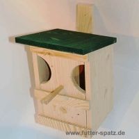Nischenbrter-Nisthhle aus Holz